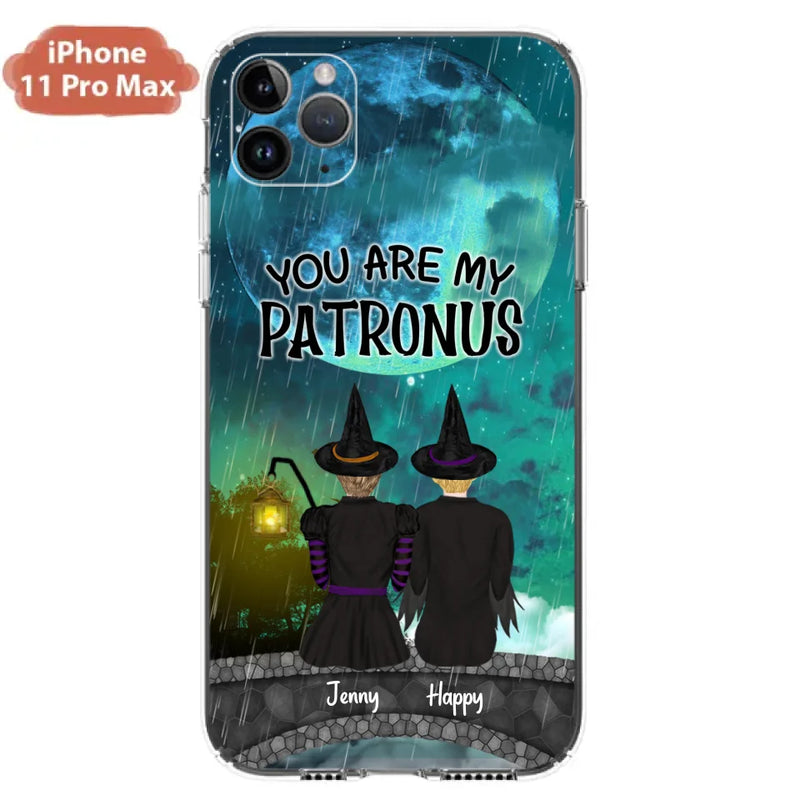Personalized Witches Phone Case - Gift Idea For Best Friends with 2 Girls - You Are My Patronus