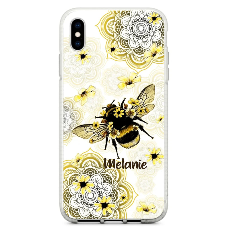 Custom Personalized Bee Phone Case - Upto 5 Bees - Gift For Bee Lovers