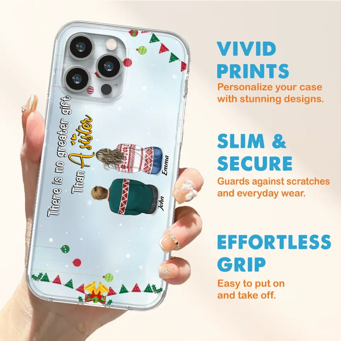 Personalized Christmas Brothers & Sisters Phone Case - Christmas Gift Idea For Siblings - Up to 12 People - Life Is Better With Brothers & Sisters - Case For iPhone And Samsung