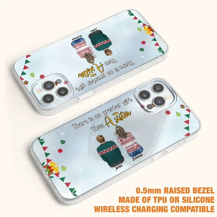 Personalized Christmas Brothers & Sisters Phone Case - Christmas Gift Idea For Siblings - Up to 12 People - Life Is Better With Brothers & Sisters - Case For iPhone And Samsung
