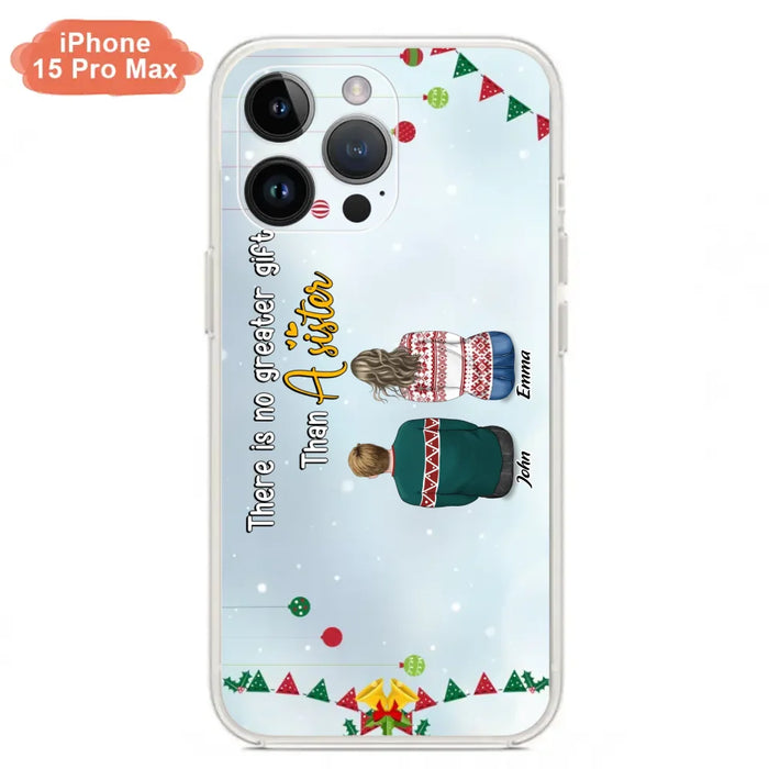 Personalized Christmas Brothers & Sisters Phone Case - Christmas Gift Idea For Siblings - Up to 12 People - Life Is Better With Brothers & Sisters - Case For iPhone And Samsung