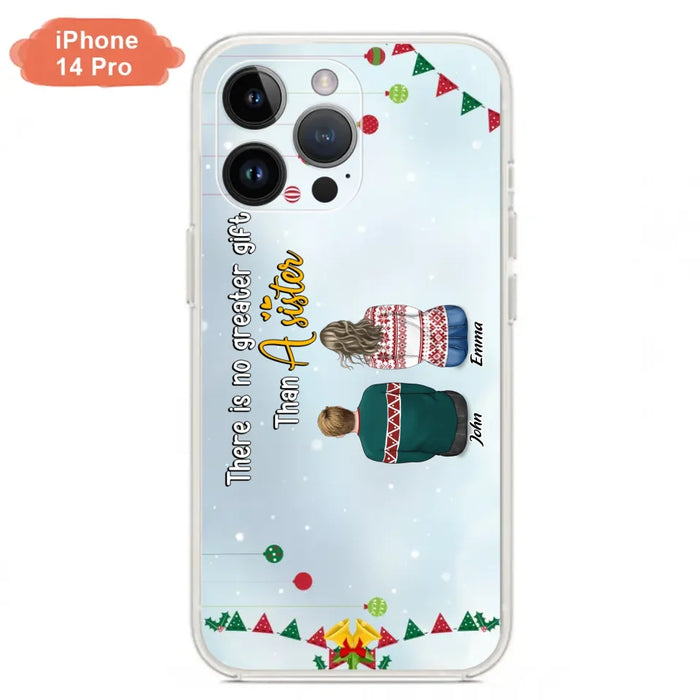 Personalized Christmas Brothers & Sisters Phone Case - Christmas Gift Idea For Siblings - Up to 12 People - Life Is Better With Brothers & Sisters - Case For iPhone And Samsung