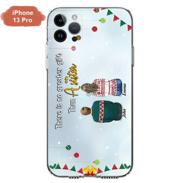 Personalized Christmas Brothers & Sisters Phone Case - Christmas Gift Idea For Siblings - Up to 12 People - Life Is Better With Brothers & Sisters - Case For iPhone And Samsung