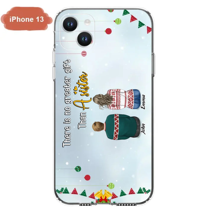 Personalized Christmas Brothers & Sisters Phone Case - Christmas Gift Idea For Siblings - Up to 12 People - Life Is Better With Brothers & Sisters - Case For iPhone And Samsung