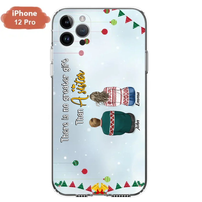 Personalized Christmas Brothers & Sisters Phone Case - Christmas Gift Idea For Siblings - Up to 12 People - Life Is Better With Brothers & Sisters - Case For iPhone And Samsung