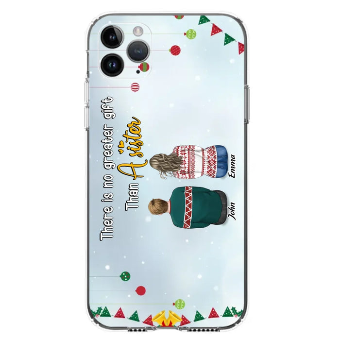 Personalized Christmas Brothers & Sisters Phone Case - Christmas Gift Idea For Siblings - Up to 12 People - Life Is Better With Brothers & Sisters - Case For iPhone And Samsung