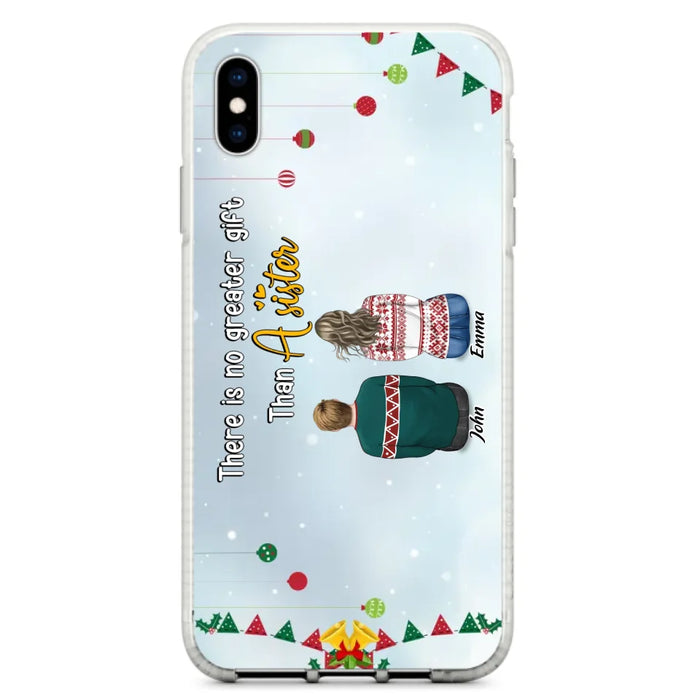 Personalized Christmas Brothers & Sisters Phone Case - Christmas Gift Idea For Siblings - Up to 12 People - Life Is Better With Brothers & Sisters - Case For iPhone And Samsung