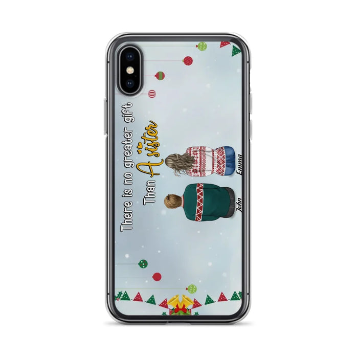 Personalized Christmas Brothers & Sisters Phone Case - Christmas Gift Idea For Siblings - Up to 12 People - Life Is Better With Brothers & Sisters - Case For iPhone And Samsung