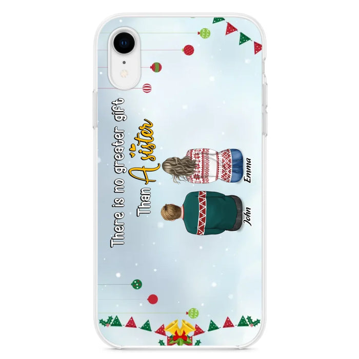 Personalized Christmas Brothers & Sisters Phone Case - Christmas Gift Idea For Siblings - Up to 12 People - Life Is Better With Brothers & Sisters - Case For iPhone And Samsung