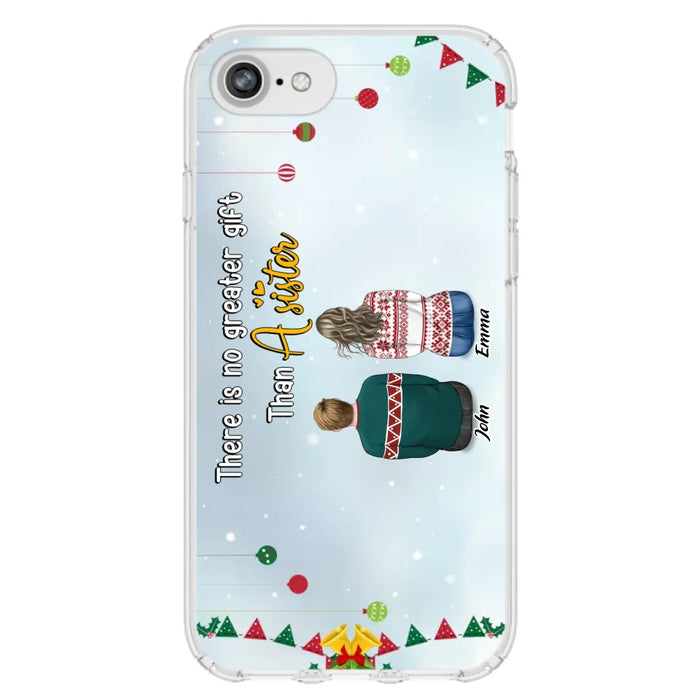 Personalized Christmas Brothers & Sisters Phone Case - Christmas Gift Idea For Siblings - Up to 12 People - Life Is Better With Brothers & Sisters - Case For iPhone And Samsung