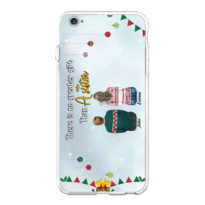 Personalized Christmas Brothers & Sisters Phone Case - Christmas Gift Idea For Siblings - Up to 12 People - Life Is Better With Brothers & Sisters - Case For iPhone And Samsung