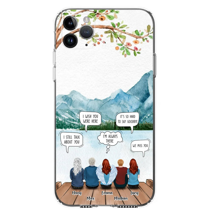 Custom Personalized Memorial Phone Case - Upto 5 People - Best Gift For Family - Case For Iphone & Samsung