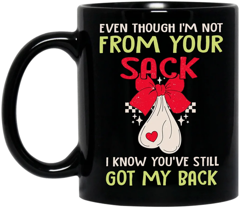 Personalized Stepdad Coffee Mug - Christmas Gift Idea For Stepdad - Merry Christmas From The Kid You Inherited When You Started Shacking Up With My Mom