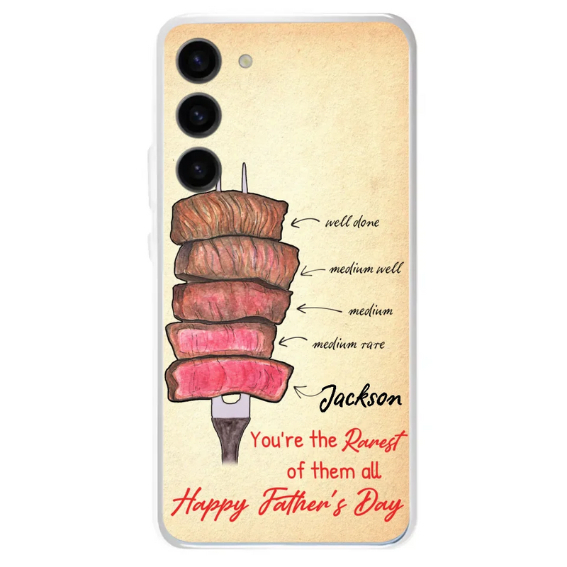 Custom Personalized Father's Day Phone Case - Gift Idea For Father's Day - You're The Rarest Of Them All - Cases For iPhone And Samsung