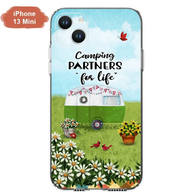Custom Personalized Happy Campers Phone Case - Gift Idea For Camping Lover - Case For iPhone And Samsung
