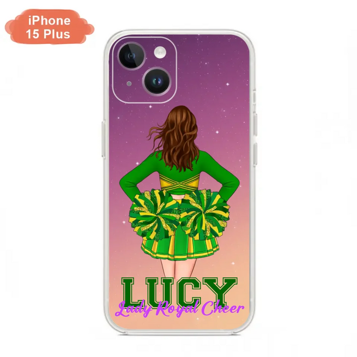 Personalized Cheerleading Phone Case - Birthday Gift For Cheerleading Coach, Cheerleader - Case For iPhone And Samsung