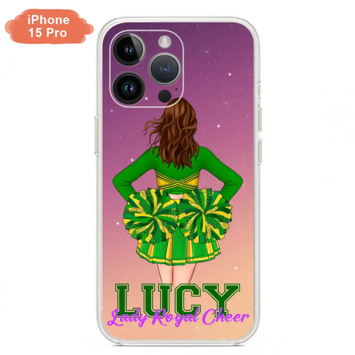Personalized Cheerleading Phone Case - Birthday Gift For Cheerleading Coach, Cheerleader - Case For iPhone And Samsung
