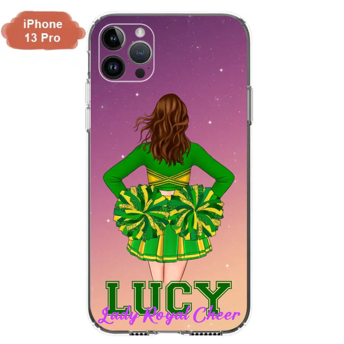 Personalized Cheerleading Phone Case - Birthday Gift For Cheerleading Coach, Cheerleader - Case For iPhone And Samsung