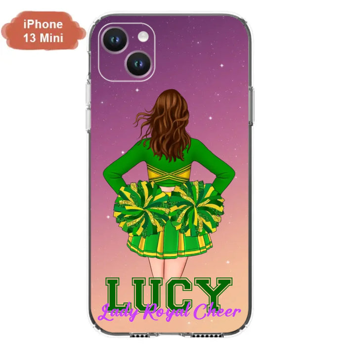 Personalized Cheerleading Phone Case - Birthday Gift For Cheerleading Coach, Cheerleader - Case For iPhone And Samsung
