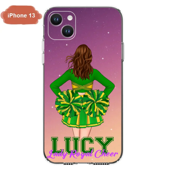 Personalized Cheerleading Phone Case - Birthday Gift For Cheerleading Coach, Cheerleader - Case For iPhone And Samsung
