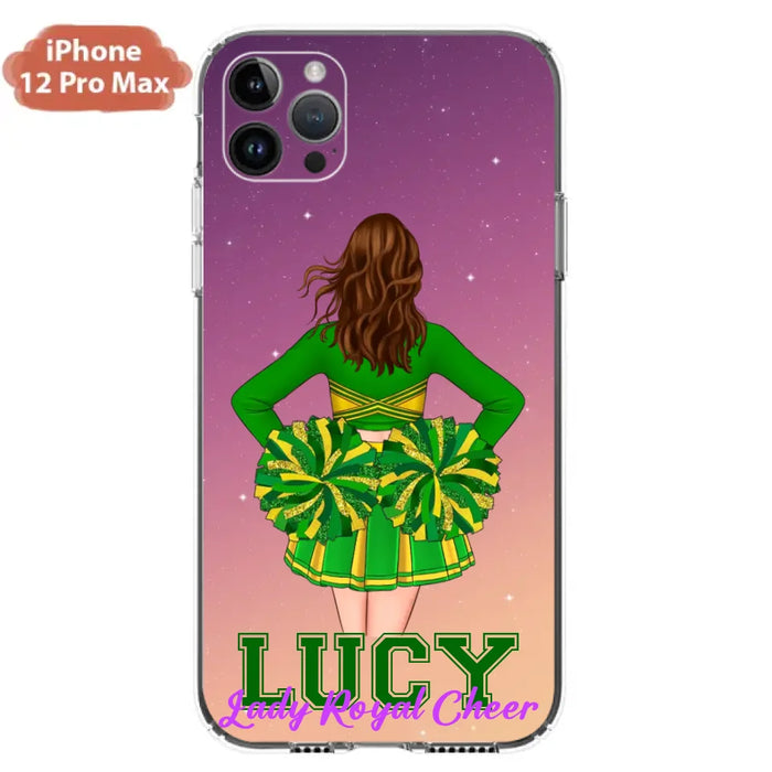 Personalized Cheerleading Phone Case - Birthday Gift For Cheerleading Coach, Cheerleader - Case For iPhone And Samsung