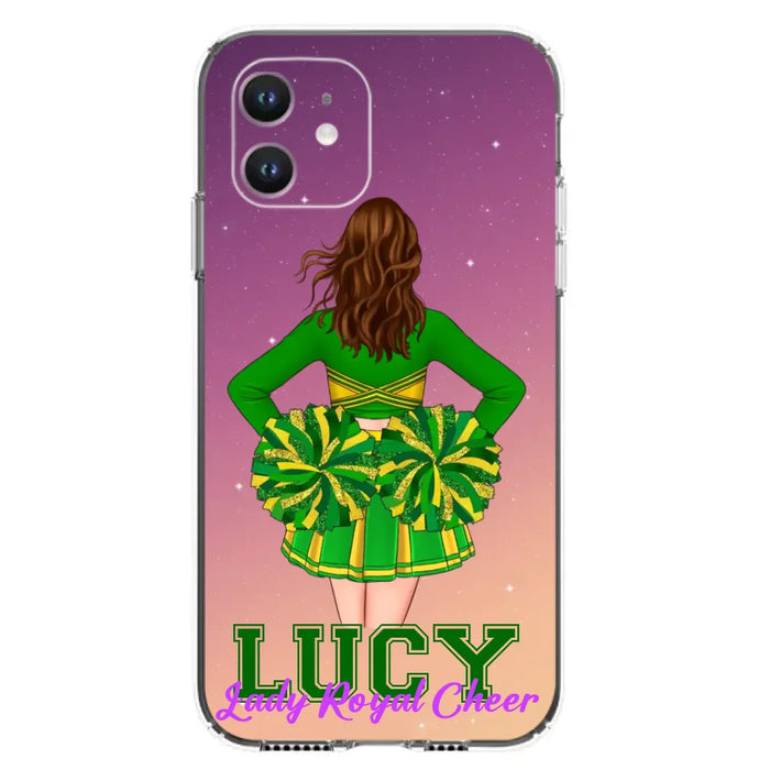 Personalized Cheerleading Phone Case - Birthday Gift For Cheerleading Coach, Cheerleader - Case For iPhone And Samsung