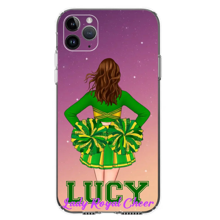 Personalized Cheerleading Phone Case - Birthday Gift For Cheerleading Coach, Cheerleader - Case For iPhone And Samsung