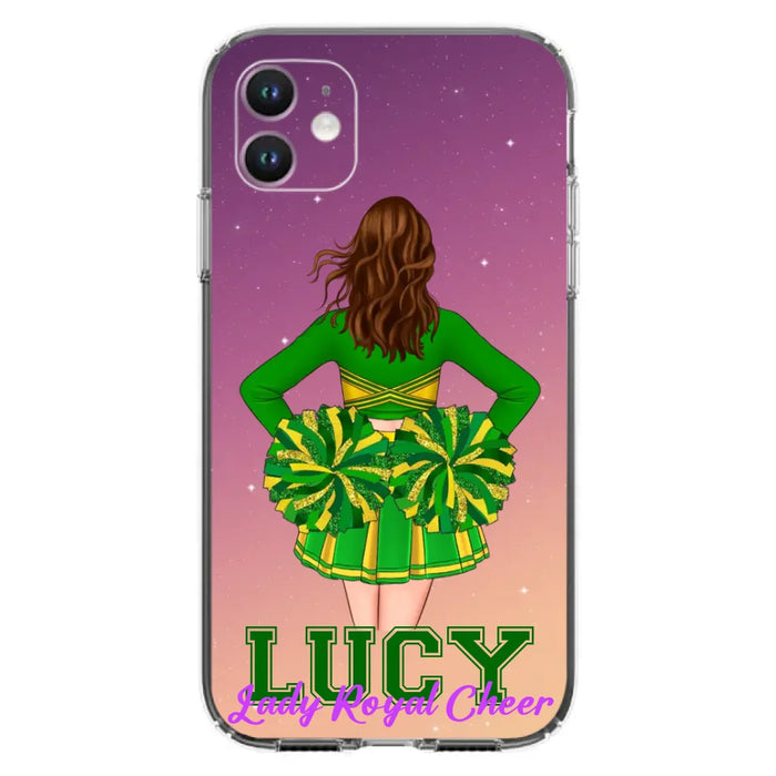 Personalized Cheerleading Phone Case - Birthday Gift For Cheerleading Coach, Cheerleader - Case For iPhone And Samsung