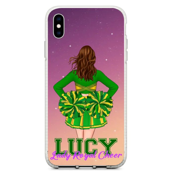 Personalized Cheerleading Phone Case - Birthday Gift For Cheerleading Coach, Cheerleader - Case For iPhone And Samsung