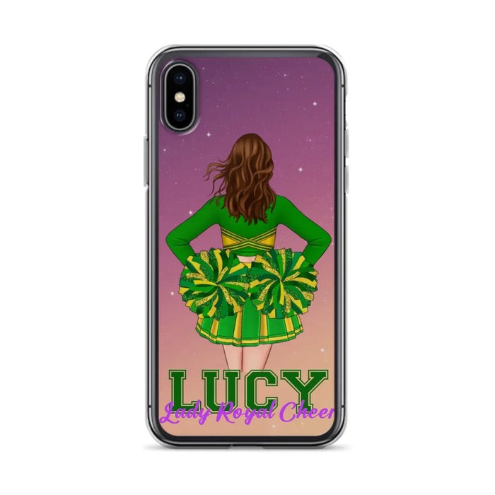 Personalized Cheerleading Phone Case - Birthday Gift For Cheerleading Coach, Cheerleader - Case For iPhone And Samsung