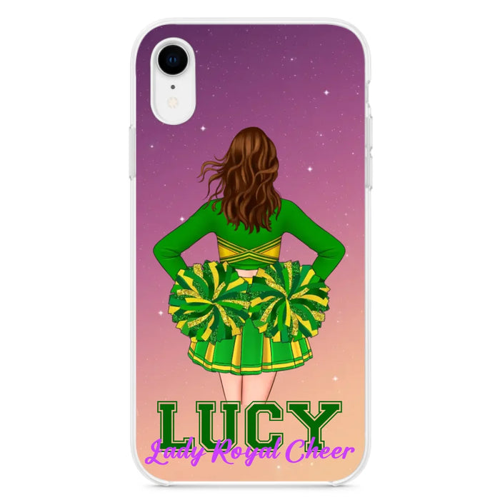 Personalized Cheerleading Phone Case - Birthday Gift For Cheerleading Coach, Cheerleader - Case For iPhone And Samsung