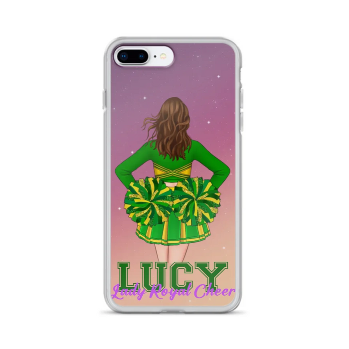 Personalized Cheerleading Phone Case - Birthday Gift For Cheerleading Coach, Cheerleader - Case For iPhone And Samsung