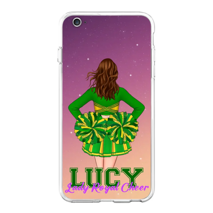 Personalized Cheerleading Phone Case - Birthday Gift For Cheerleading Coach, Cheerleader - Case For iPhone And Samsung