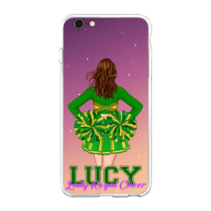 Personalized Cheerleading Phone Case - Birthday Gift For Cheerleading Coach, Cheerleader - Case For iPhone And Samsung