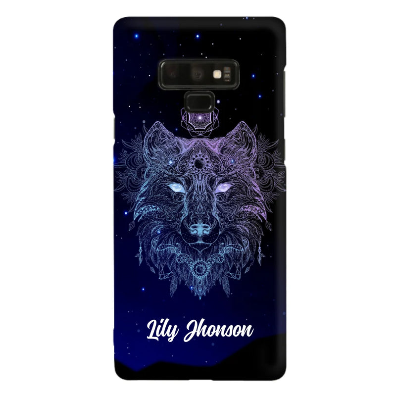 Custom Personalized Wolf Mandala Phone Case - Best Gift For Wolf Lover's - Case For iPhone, Samsung and Xiaomi - TOMO90