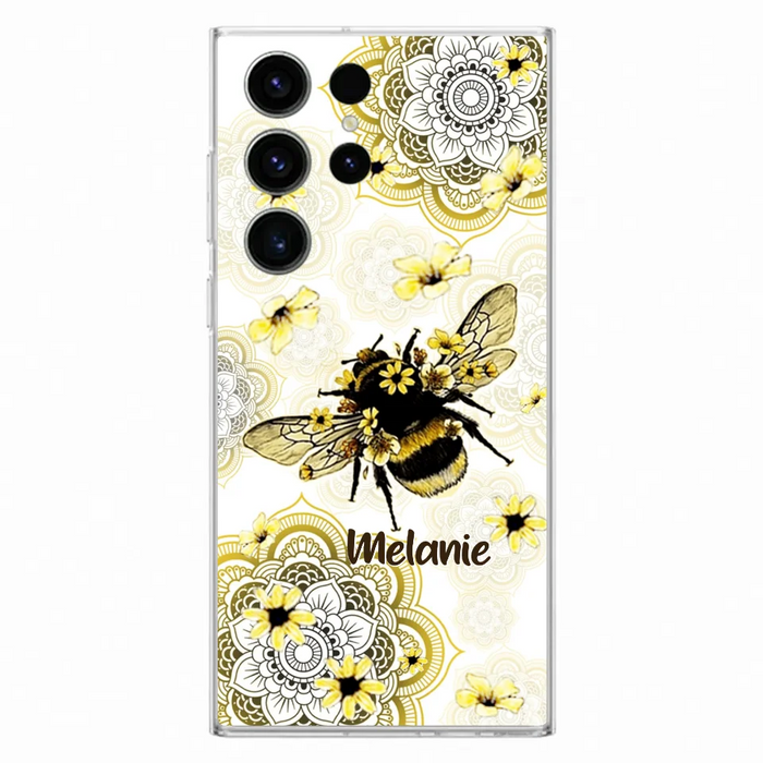 Custom Personalized Bee Phone Case - Upto 5 Bees - Gift For Bee Lovers