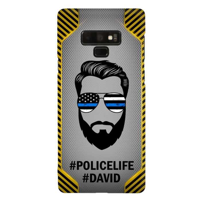 Custom Personalized Policelife Phone Case - Best Gift for Dads - For iPhone And Samsung - NTQYR8