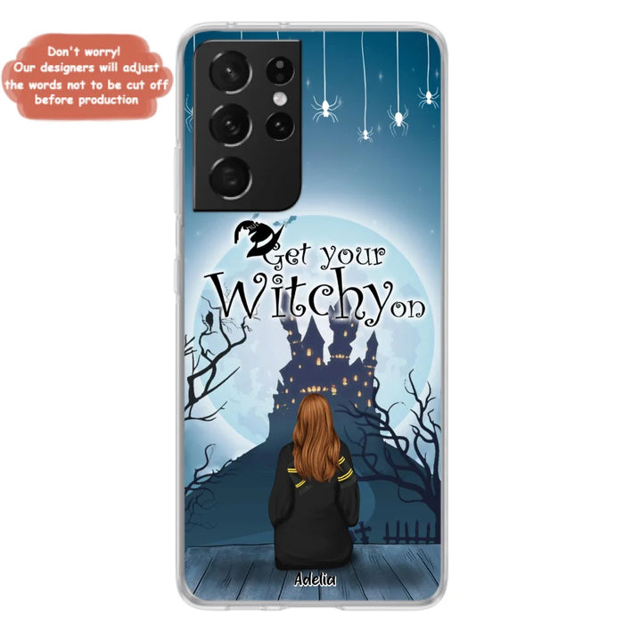 Custom Personalized Witch Phone Case - Upto 4 Witches - Best Gift For Friends - Get Your Witchy on - Case For iPhone And Samsung