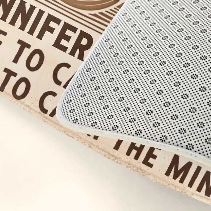 Personalized Yoga Doormat - The Zen Den - Gift Idea For Yoga Lover/Friend