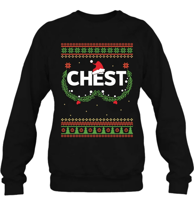 Personalized Couple Sweatshirt - Christmas Gift Idea For Couple/Him/Her