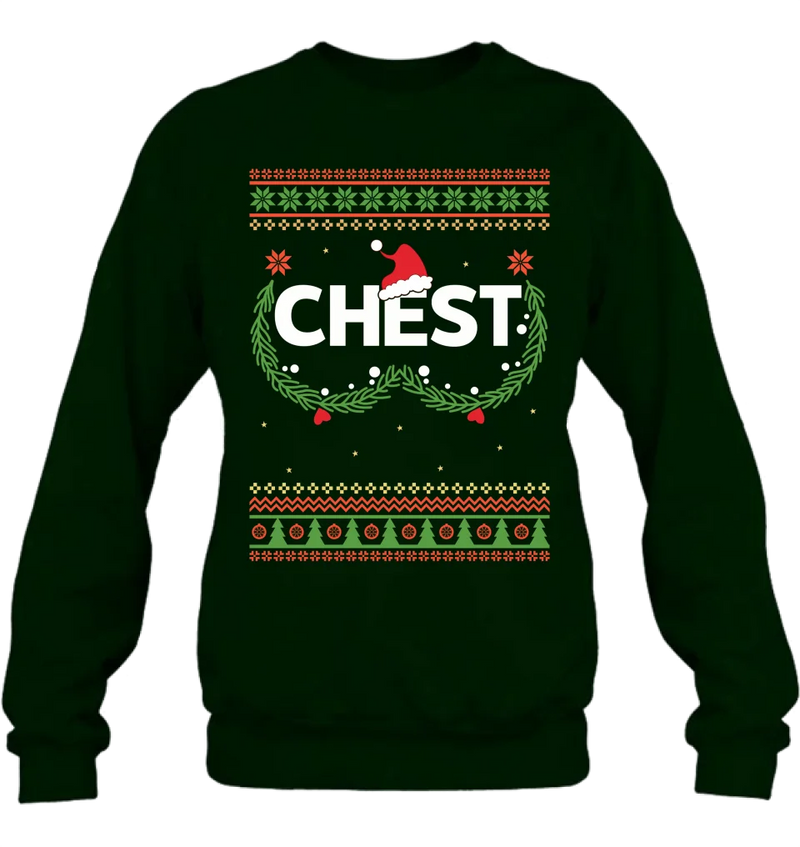 Personalized Couple Sweatshirt - Christmas Gift Idea For Couple/Him/Her