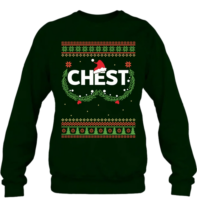 Personalized Couple Sweatshirt - Christmas Gift Idea For Couple/Him/Her