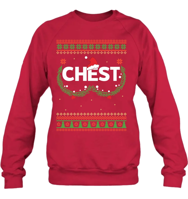 Personalized Couple Sweatshirt - Christmas Gift Idea For Couple/Him/Her