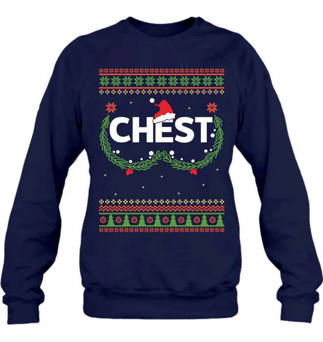 Personalized Couple Sweatshirt - Christmas Gift Idea For Couple/Him/Her