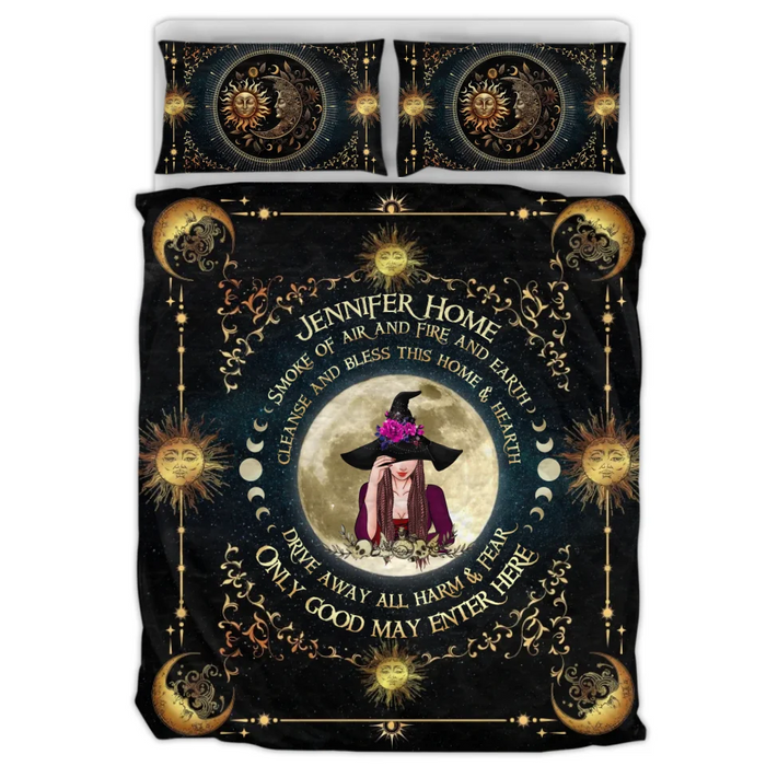 Personalized Witch Quilt Bed Sets - Halloween Gift Idea For Witch Enthusiast