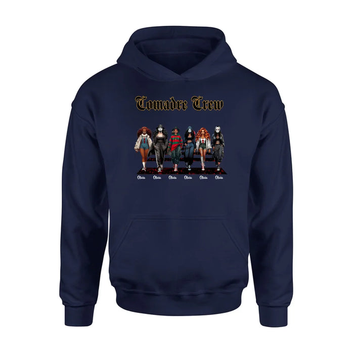 Personalized Conmandre Crew Halloween Shirt/Hoodie - Up to 6 Girls - Gift Idea For Friends/Sisters
