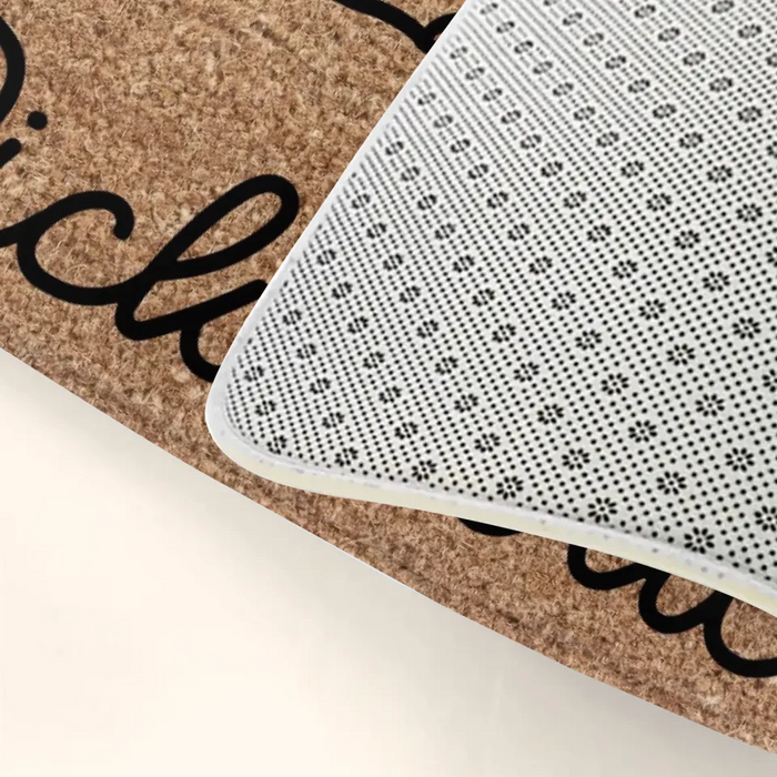 Personalized Pickleball Couple Doormat - Gift Idea For Couple - Probably Playing Pickleball