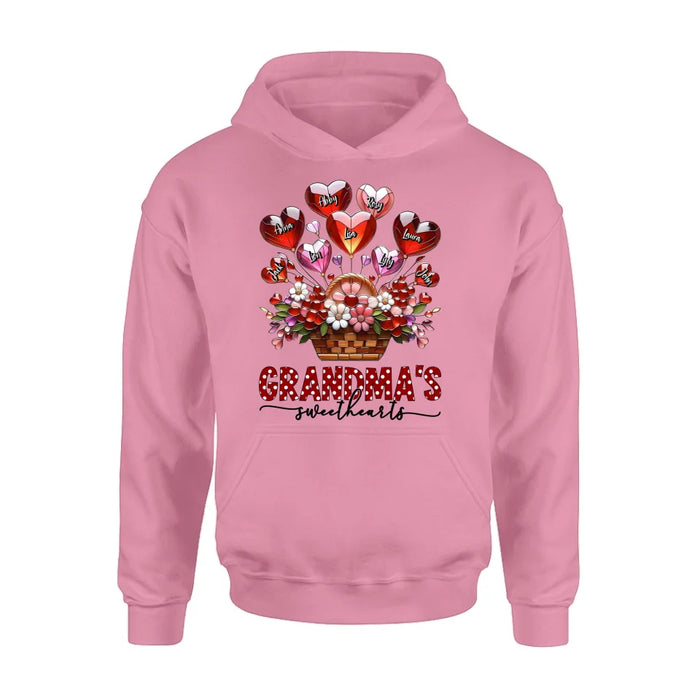 Personalized Grandma Unisex T-shirt/Long Sleeve/Sweatshirt/Hoodie - Gift Idea For Grandma/Mother's Day - Grandma's Sweethearts