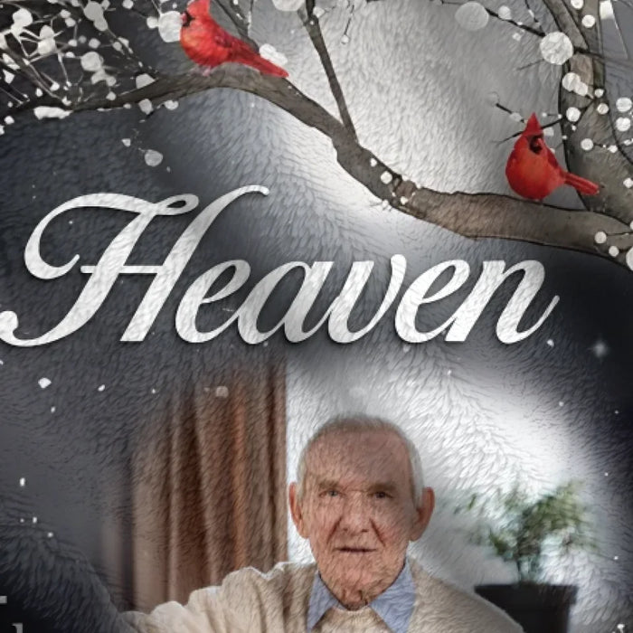 Personalized Memorial Quilt/Fleece Throw Blanket - Memorial Gift Idea - Upload Photo - A Hug From Heaven