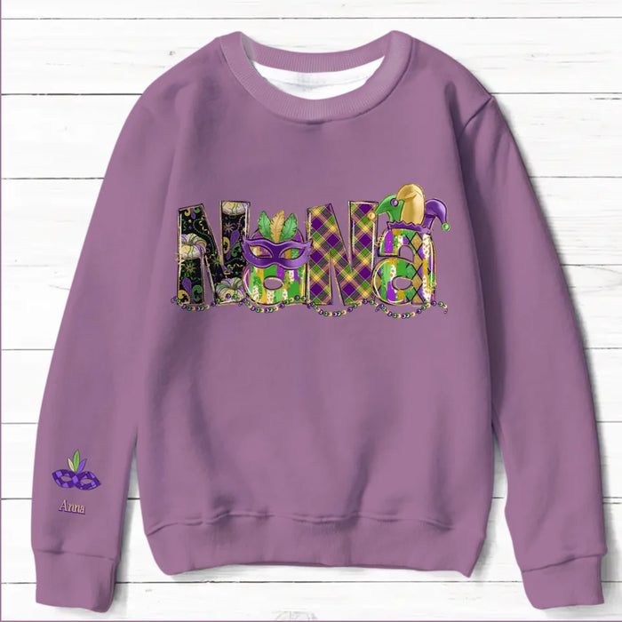 Personalized Grandma Mother AOP Sweater - Gift To Grandma/Mom - Up to 6 Kids